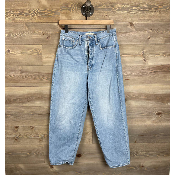 Madewell Balloon Jeans in Hewes Wash - Picture 4 of 9